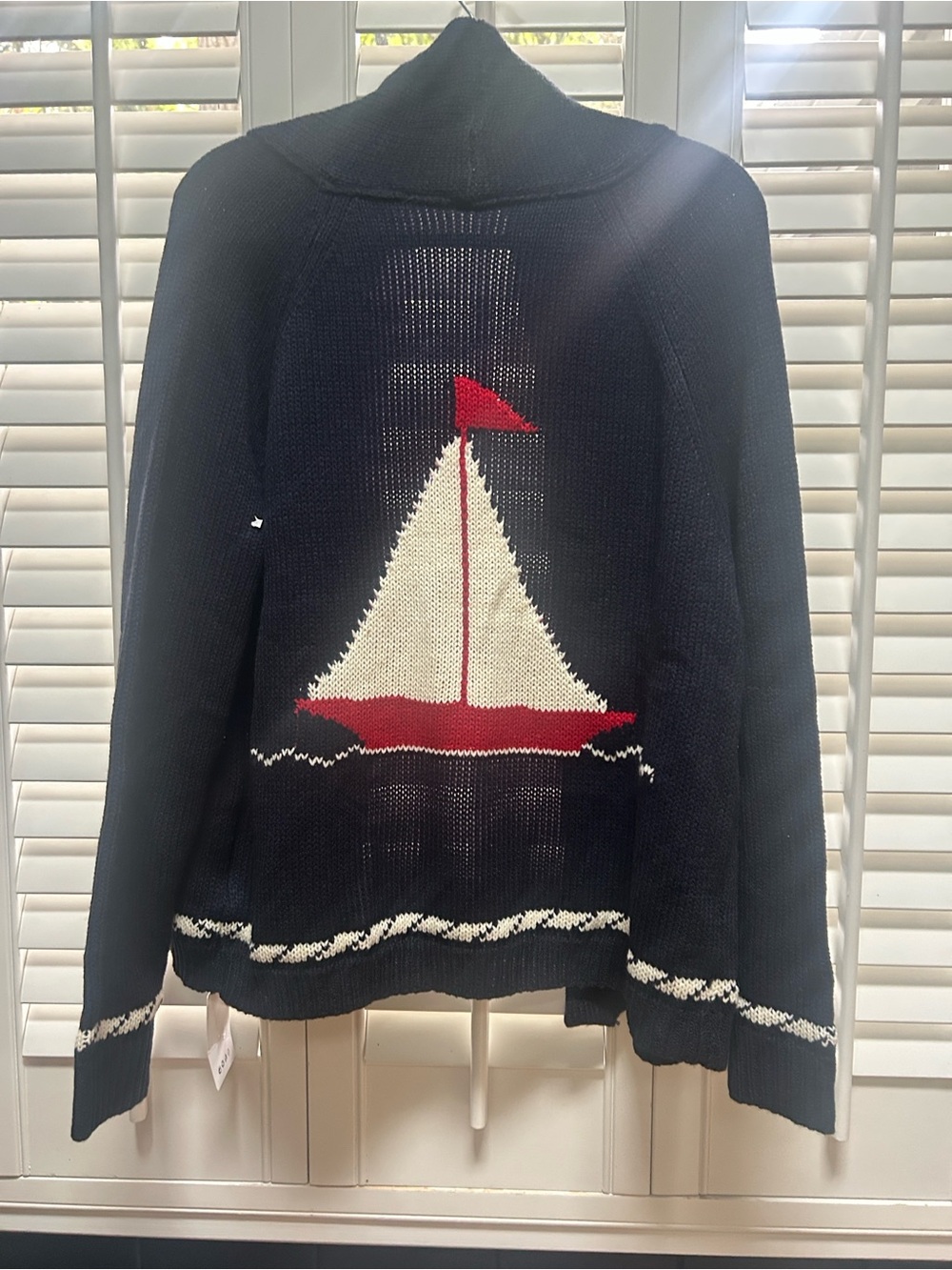 Sailboat nautical sweater